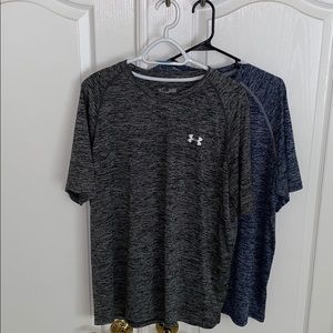 Two Men’s Under Armour Tees